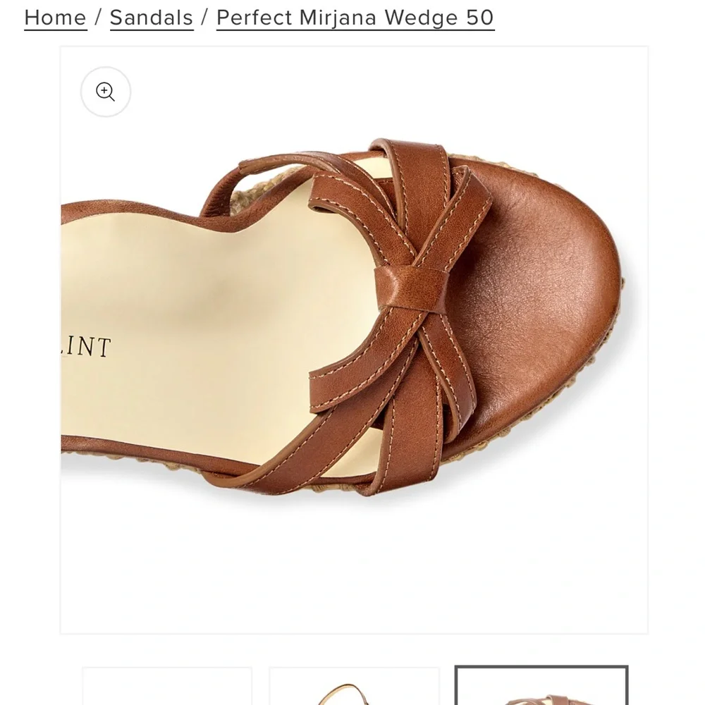 Sarah Flint Brown Wedges - Picture 3 of 9